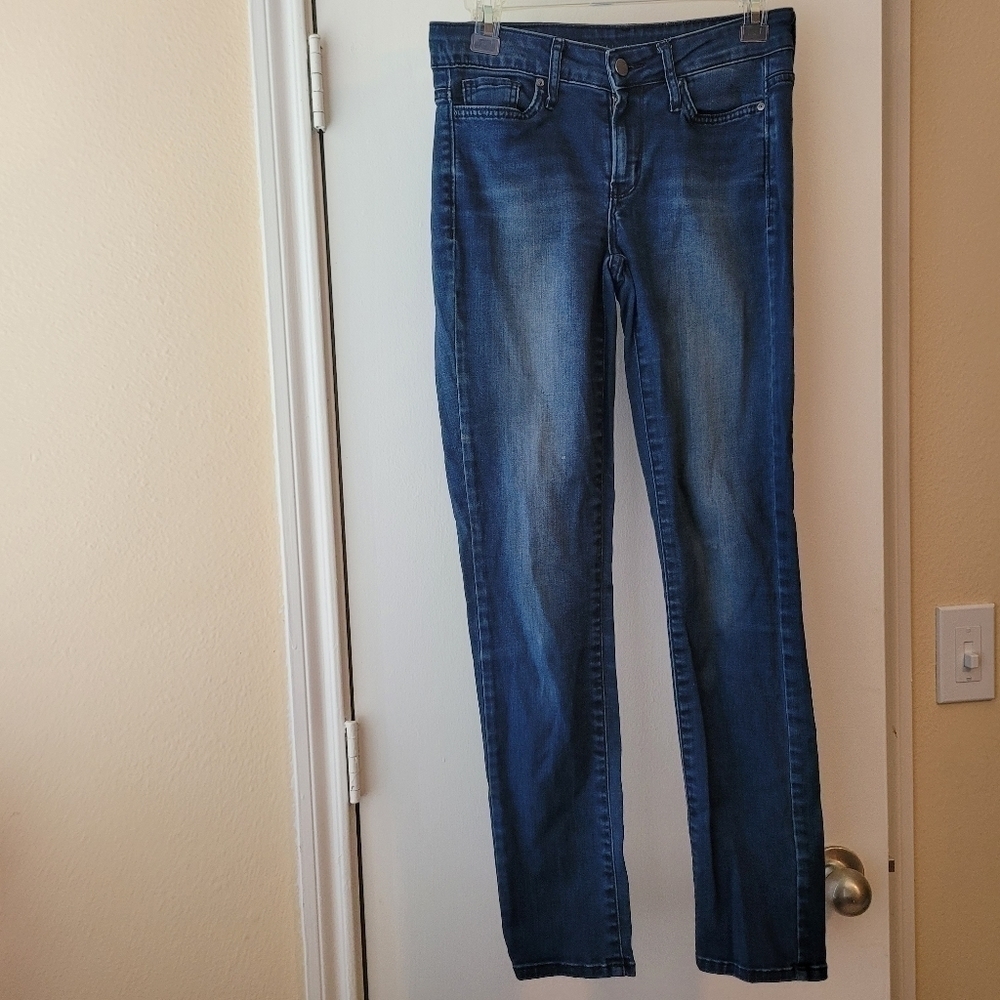 Calvin Klein Womens Jeans Skinny Jeans Dark Wash